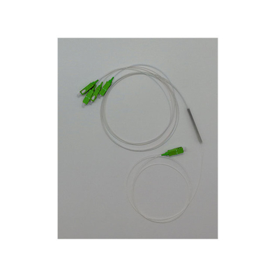 Telecommunication PLC Splitter 1 2 Mini Differential Fiber Optic Fiber Steel Tube Connector