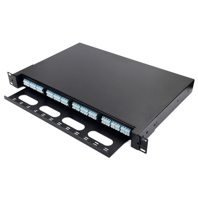Sturdy 19 inch Wiegand Network 48 SC 96 LC 4 Port Fiber Ningbo Patch Panel Fibra Optica