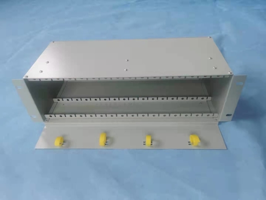 Telecom Communication 19&quot; Fiber Optical Rack Mount Splitter Cabinet LGX Type Chassis