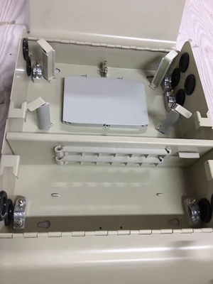 Outdoor Iron 2 Door Telecom Cabinet with PLC Splitter and Pigtail Jumper-free Fiber Optic
