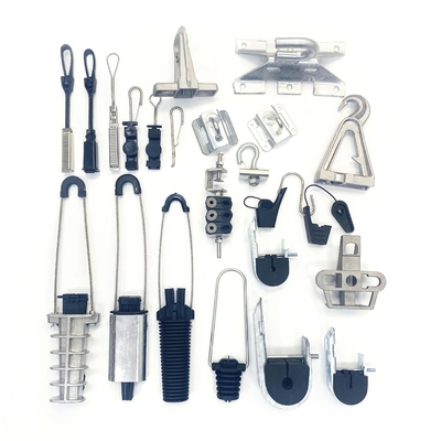 Plastic and Metal 2-9MM Fiber Optic Tension Clamp for Drop Cables Customizable Design
