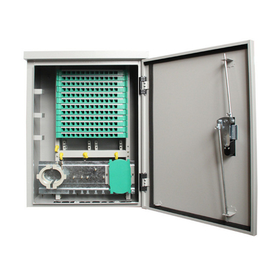 SMC Material 288fo Outdoor Fiber Optical Cross Connection Cabinet Rack Mount Distribution Box with 3 Time