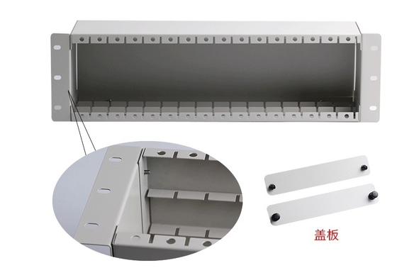 1x2 1x4 1x8 16 Slots Fiber Optical PLC LGX Splitter Chassis for 3U 19&quot; Rack Mount