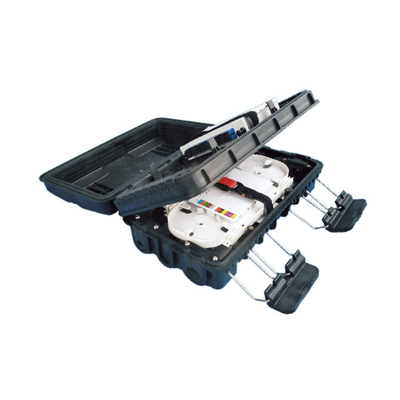 6 Port Horizontal Fiber Optic Enclosure for Aerial/Direct Burial/Duct Mounting System