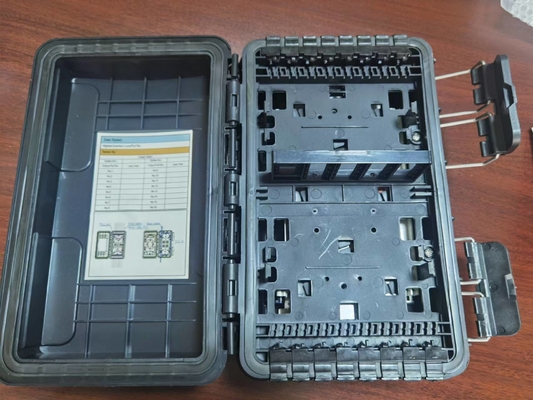 6 Port Horizontal Fiber Optic Enclosure for Aerial/Direct Burial/Duct Mounting System