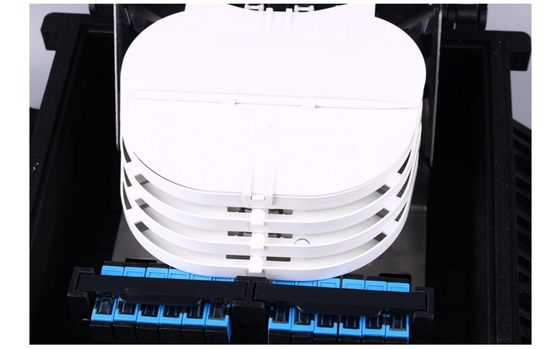 Outdoor Waterproof Wall Mountable FTTH Fiber Splitter Cable Distribution Box 16 Ports