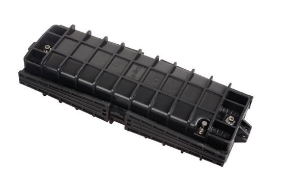 Distribution Fiber System FTTH 12 24 48 96 144 288 Core Horizontal type Fiber Optic Splice Closure with 3