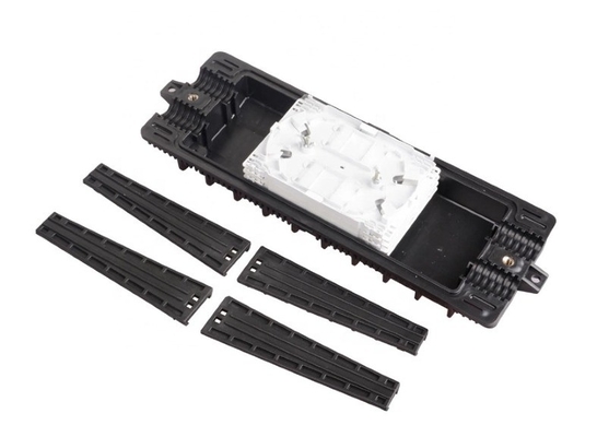 Distribution Fiber System FTTH 12 24 48 96 144 288 Core Horizontal type Fiber Optic Splice Closure with 3