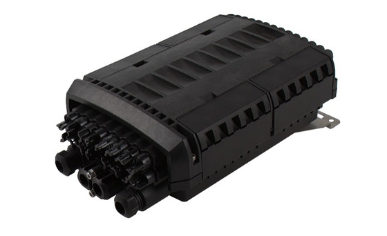 Outdoor Waterproof Wall Mountable FTTH Fiber Splitter Cable Distribution Box 16 Ports