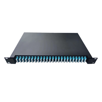 260*200*60 mm FTTH Distribution Fiber System 1U 96 Core LC SC Rack Mounted MPO MTP Fiber Optic Patch Panel ODF