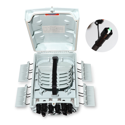 PC ABS Material 8 Core Fiber Optical Terminal CTO/NAP Distribution Box with PLC Splitter 1x8