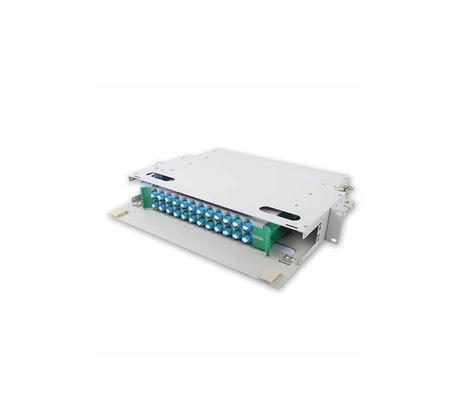FTTX ODF Optical Distribution Frame 19 Inch Rack Mounted 24 Core for FTTX Connections