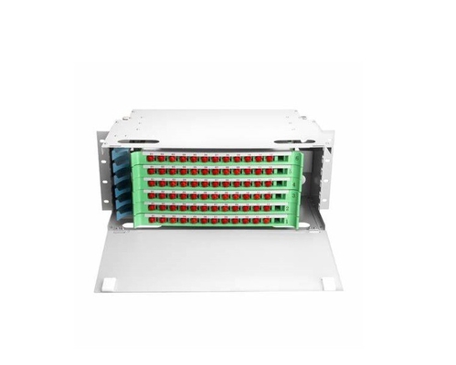 FTTX ODF Optical Distribution Frame 19 Inch Rack Mounted 24 Core for FTTX Connections