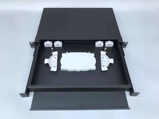 FTTX ODF Optical Distribution Frame 19 Inch Rack Mounted 24 Core for FTTX Connections