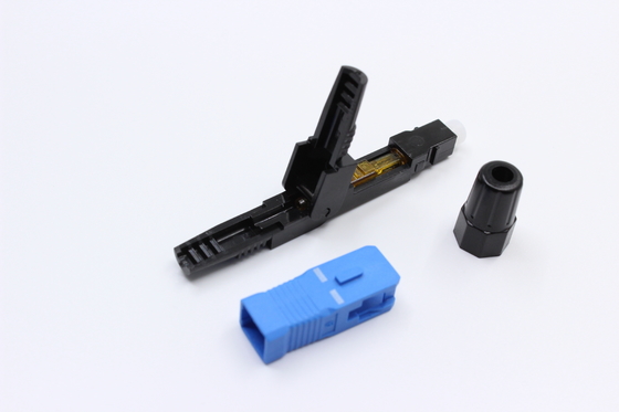 100pcs FTTH Fiber Quick Connector Field Assembly for Smooth Fiber Signal Transmission