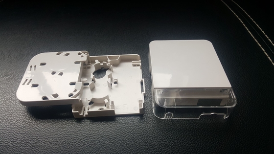 100.5*85*29mm Telecommunication 4 ports Fiber Optic Faceplate Terminal Junction Box