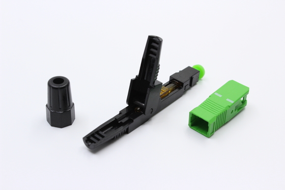 100pcs FTTH Fiber Quick Connector Field Assembly for Smooth Fiber Signal Transmission