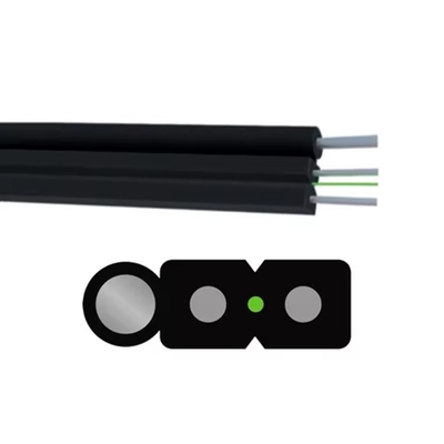 Telecommunication G657a Frp Kfr Drop Indoor Ftth Fiber Optic Cable for Customized Needs