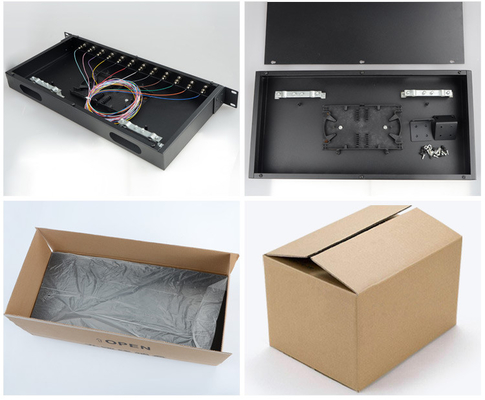 1U SC ftth 12 port fibre optic patch panel for Seamless Fiber Optic Connectivity