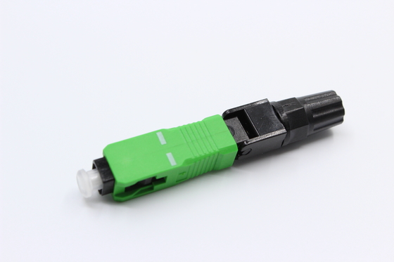 100pcs FTTH Fiber Quick Connector Field Assembly for Smooth Fiber Signal Transmission