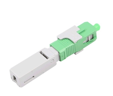 FTTH SC APC Fast Connector Assembly for Low Signal Loss Fiber Optic Field Installation