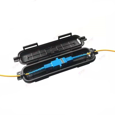 Waterproof FTTH Fiber Optic Drop Cable Terminal Box with Simplex SC Connector Type