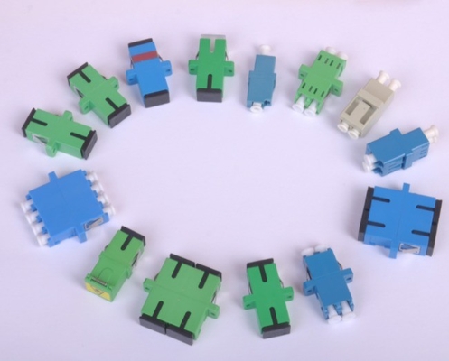 Single Mode Multi Mode Fiber Optic SC Simplex Flange Adapter Coupler for Network None
