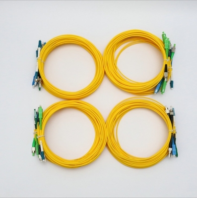 SC-SC Patch Cord 3m Length ≤0.3dB Insertion Loss Suitable for -40-70°C Environments