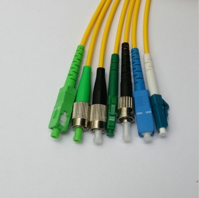 SC-SC Patch Cord 3m Length ≤0.3dB Insertion Loss Suitable for -40-70°C Environments