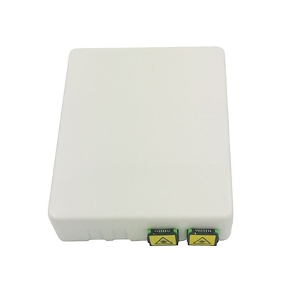 Wall Mounted FTTH Mini Fiber Optic Socket Panel Box with 2 Ports and SC/APC Pigtail