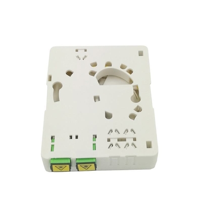 Wall Mounted FTTH Mini Fiber Optic Socket Panel Box with 2 Ports and SC/APC Pigtail