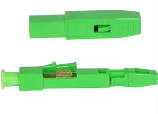 Easy-to- Fiber Optic LC/APC Fast Connector for Telecommunication