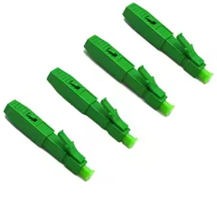 Easy-to- Fiber Optic LC/APC Fast Connector for Telecommunication
