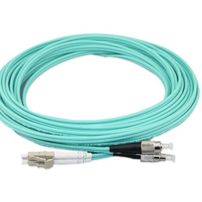 LC Connector Fiber Optic Patch Cord for Multimode Fiber Types and Data Transmission