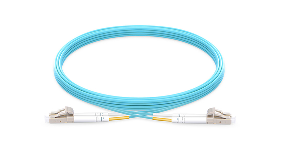 LC Connector Fiber Optic Patch Cord for Multimode Fiber Types and Data Transmission