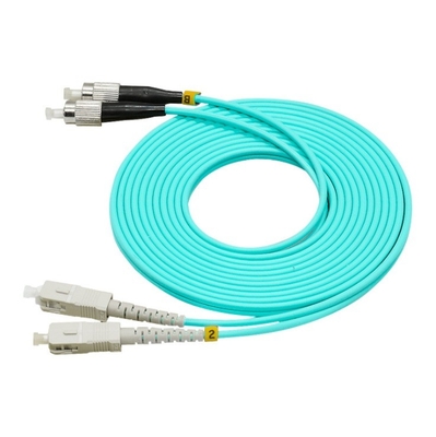 LC Connector Fiber Optic Patch Cord for Multimode Fiber Types and Data Transmission