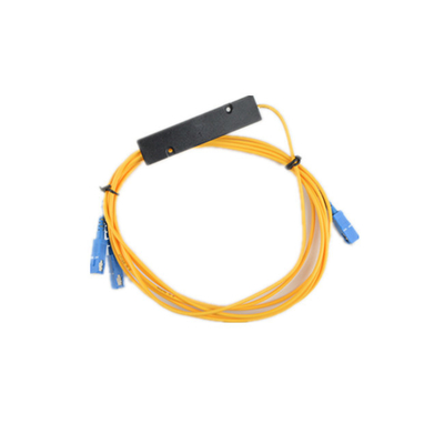 1x2 4 8 16 box PLC G657A1 0.9mm SCUPC Tapered Fiber Optic PLC Splitter for Directivity dB ≥55