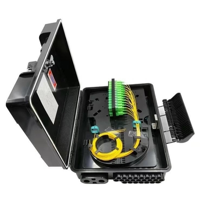 Mini PLC Splitter Fiber Distribution Box 32/48 Core ABS NAP IP68 2PCS 1X16 or 48 Adaptor