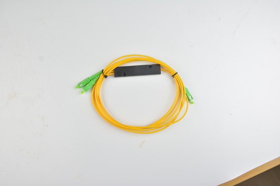 1x2 4 8 16 box PLC G657A1 0.9mm SCUPC Tapered Fiber Optic PLC Splitter for Directivity dB ≥55
