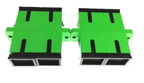 SC Fiber Optic Adapter Single Mode Duplex Optical Adaptors with Shutter SC Connector