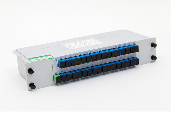 1*16 1*32 SC Connector LGX PLC Cassette PLC Splitter Fiber Type G657 or customized 3 Time