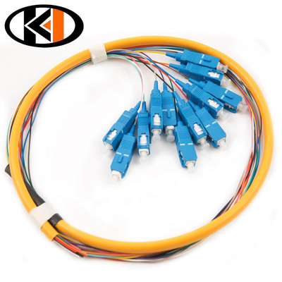 SC UPC Single Mode 1.5M Simplex Fiber Optic Pigtail for Wide Temperature Range -40-70°C