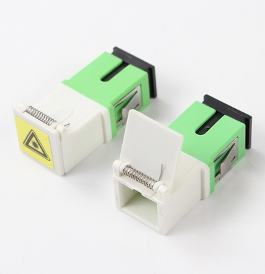 FTTH Flange Coupler SC Fiber Optic Adapter with Dust c-ap and Insertion Loss IL 0.2db