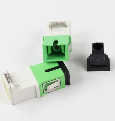 FTTH Flange Coupler SC Fiber Optic Adapter with Dust c-ap and Insertion Loss IL 0.2db