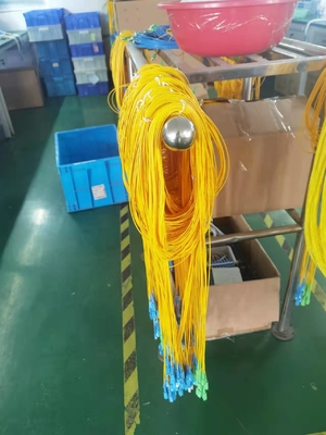 Telecommunication Fiber Optic Printer Jumper with SC-SC Connectors and Tail Cable