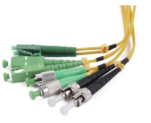 Telecommunication Fiber Optic Printer Jumper with SC-SC Connectors and Tail Cable
