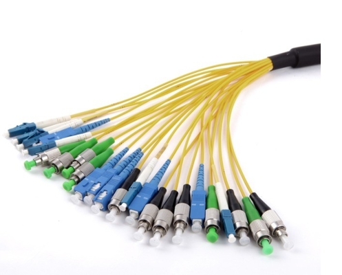 Telecommunication Fiber Optic Printer Jumper with SC-SC Connectors and Tail Cable