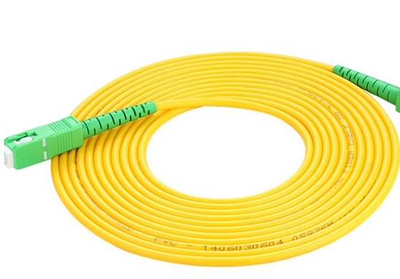 Single Mode G657A SC UPC APC Fiber Optic Patch Cord for Indoor Outdoor FTTH Network