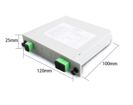 Customized G657 Fiber Type 2x1 Card Splitter 1*2 for 4G Network Fiber Optic Cabinet