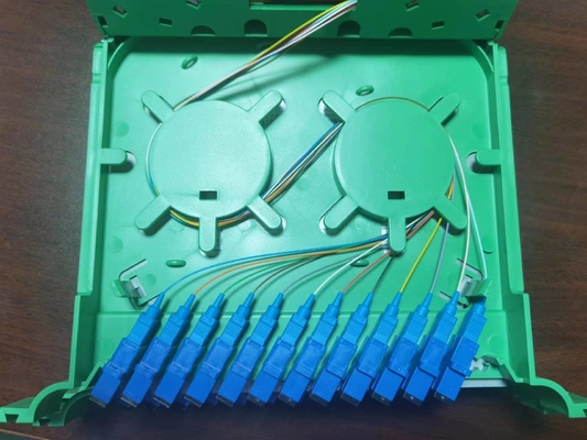 12 Core Small Splice Tray for FTTX ODB NAP FTTH Plastic Fiber Optic Splice Cable Tray